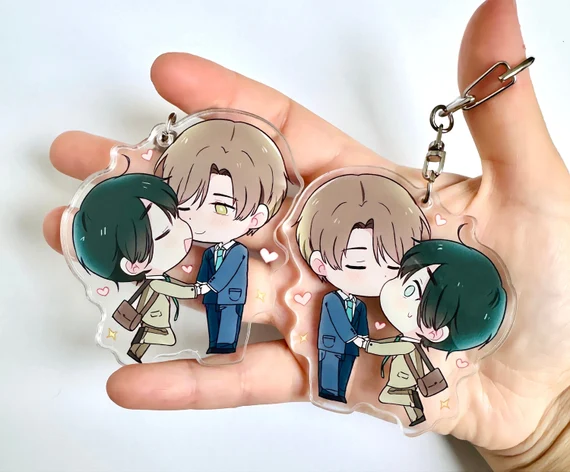 Cherry Maho Keychain Kurosawa, Adachi, BL Manga Anime, Boy ...