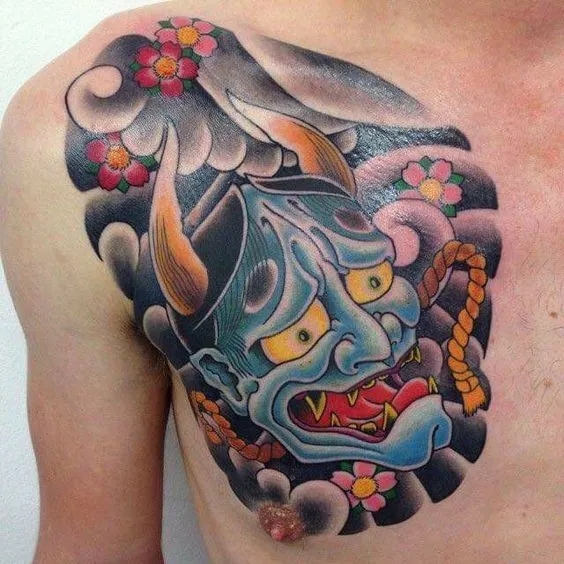 Tuyển chọn 150 hình xăm mặt quỷ ở ngực đẹp nhất - Genztattoo